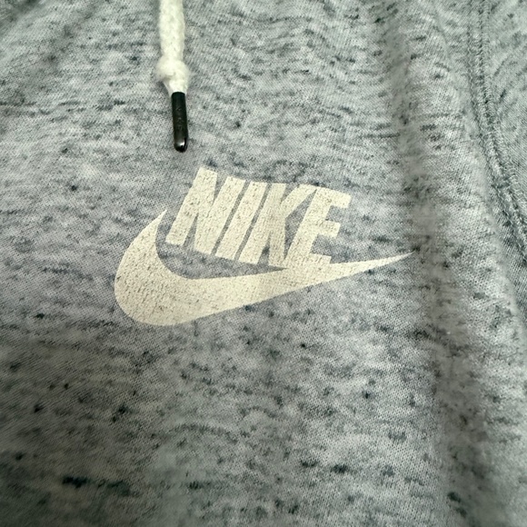 Gray Nike Zip Up Sweatshirt - Size XL - Picture 2 of 4